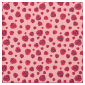 rote Rosen auf rosa Stoff (Muster)
