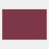 Rote Rosen auf schwarz. Geschenkpapier Set (Vorderseite 2)