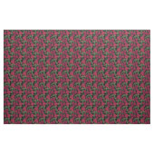 Rote Rosen auf schwarz. Stoff (Yard (91,4 cm))