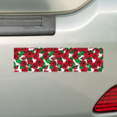 Rote Rosen Autoaufkleber (Auf Auto)