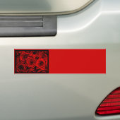 Rote Rosen Autoaufkleber (Auf Auto)