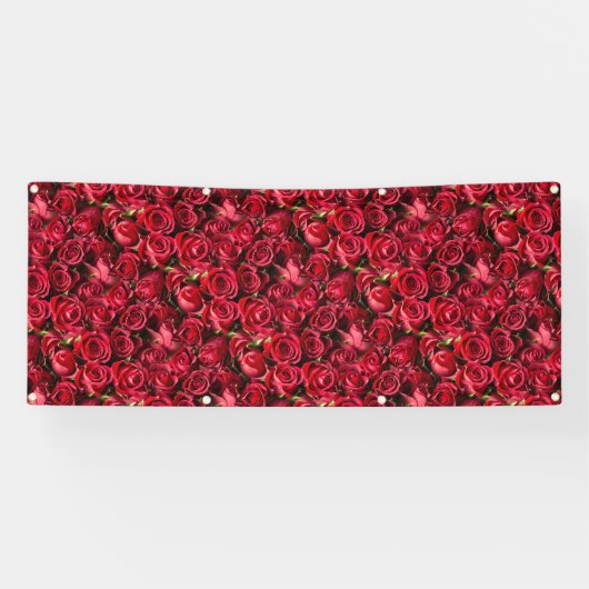 Rote Rosen Banner (Horizontal)