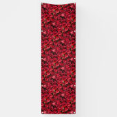 Rote Rosen Banner (Vertikal)