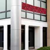 Rote Rosen Banner (Äußeres Gebäude)