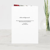 Rote Rosen Beerdigungsprogramm Programm (Rückseite)