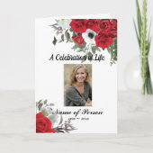 Rote Rosen Beerdigungsprogramm Programm (Vorderseite)