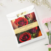 Rote Rosen begünstigen Taschen Geschenktütchen (Versiegelt)