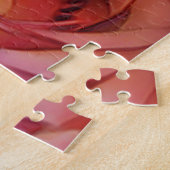 Rote Rosen bei getapptem Sonnenlicht Puzzle (Seite)