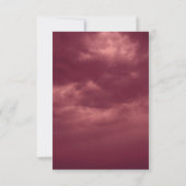 Rote Rosen Bilder in Red Clouds anzeigen UAWG & Me RSVP Karte (Rückseite)