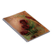 Rote Rosen, Bird on Tree Notizblock (Rechte Seite)