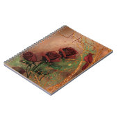 Rote Rosen, Bird on Tree Notizblock (Linke Seite)