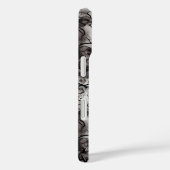 Rote Rosen Black Lace Ghotic Case-Mate iPhone Hülle (Rückseite / Rechts)