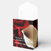 Rote Rosen Bläserne Elegante Blume Hochzeiten Geschenkschachtel (Geöffnet)