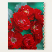 Rote Rosen Blassgrüne Blätter Planer (Rückseite)