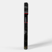 rote Rosen blühen auf dunkelgrau Case-Mate iPhone Hülle (Rückseite / Rechts)