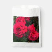 Rote Rosen blühen Geschenktütchen (Vorderseite)