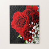 Rote Rosen Blume Jigsaw Puzzle (Vertikal)