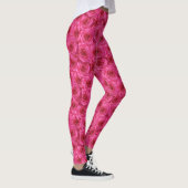 Rote Rosen, Blume, rot Leggings (Rechts)