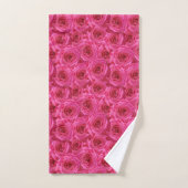 Rote Rosen, Blume, Rot, Liebe Badhandtuch Set (Handtuch)