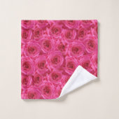 Rote Rosen, Blume, Rot, Liebe Badhandtuch Set (Waschlappen)