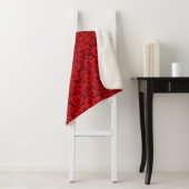 Rote Rosen Blumen Sherpa-Decke Sherpadecke (Beispiel)