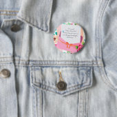 Rote Rosen Blumenbriefumschlag Muttertag Button (Beispiel)