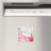 Rote Rosen Blumenbriefumschlag Muttertag Magnet (In Situ (Geschirrspüler))