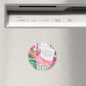 Rote Rosen Blumenbriefumschlag Muttertag Magnet (In Situ (Geschirrspüler))