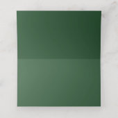 Rote Rosen Blumenhochzeit Platzkarte (Innenseite Aufgefaltet)