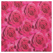 Rote Rosen Blumenmuster Stoff (Muster)