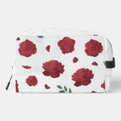 Rote Rosen Blumenprint Cut Sew Tasche (Rückseite)