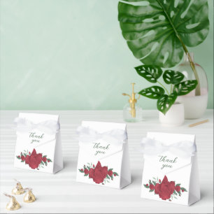Rote Rosen Boho Wedding Geschenkschachtel