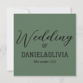 Rote Rosen Boho Wedding Save The Date (Rückseite)