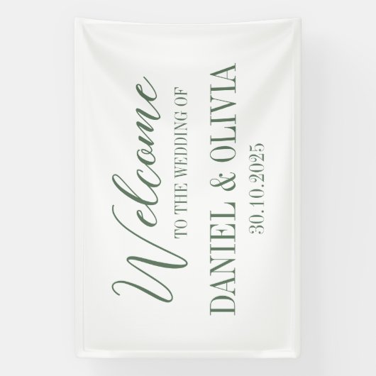 Rote Rosen Boho Wedding Seating Charts Banner (Vertikal)