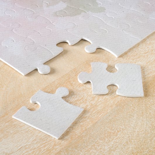 Rote Rosen Bouquet Blume Aquarell - wb Puzzle (Seite)