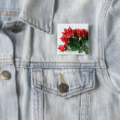 Rote Rosen Bouquet-Tasten Button (Beispiel)