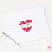 Rote Rosen Bride Groom Wedding Sticker V007 (Umschlag)