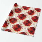 Rote Rosen Bunch Sparky Wählen Sie eine andere Wah Geschenkpapier (Ungerollt)