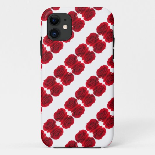 rote Rosen Case-Mate iPhone Hülle (Rückseite)
