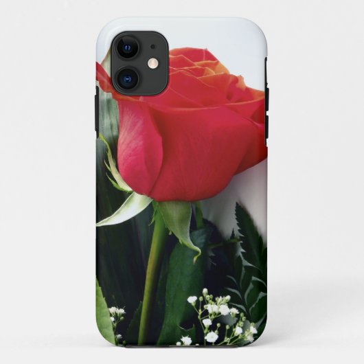 Rote Rosen Case-Mate iPhone Hülle (Rückseite)