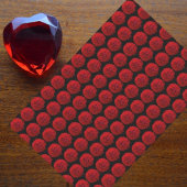 Rote Rosen Classic Black Floral Seidenpapier