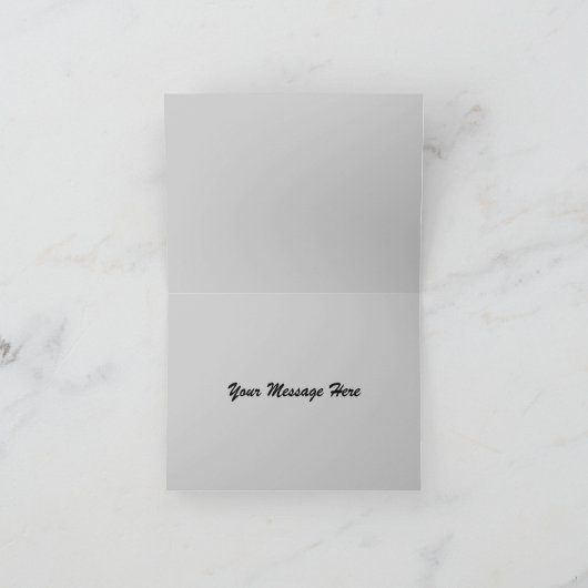 Rote Rosen Dankeschön Karte (Innenseite)