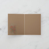 Rote Rosen Dankeskarte (Innenseite)