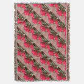 Rote Rosen Decke (Vorderseite Vertikal)