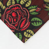rote Rosen Decke (Ecke)