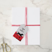 Rote Rosen Derby Party Race Horse Geschenkanhänger (Mit Garn)