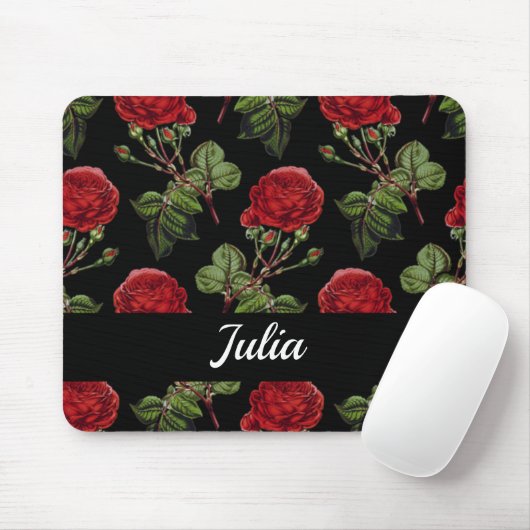 rote Rosen des Individuellen Namens Mousepad (Mit Mouse)