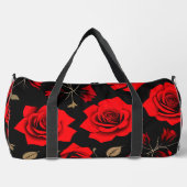 Rote Rosen Duffle Bag (Vorderseite)