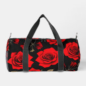 Rote Rosen Duffle Bag (Rückseite)