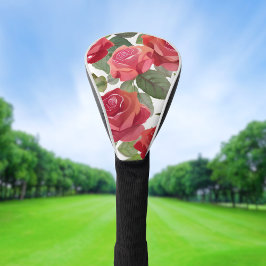 Rote Rosen | Elegante Rose Wasser Golf Headcover